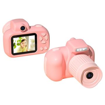 X18 X18 Mini-Digitalkamera für Kinder - HD-Videoaufnahme, 32GB - Rosa