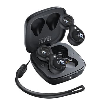 XUNDD XUNDD X19 TWS Anhänger Bluetooth Kopfhörer Mini Portable Wireless Earbuds Support Sensitive Touch Control - Schwarz