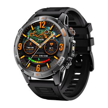 YK15 YK15 IP68 Wasserdichte Outdoor-Smartwatch mit Bluetooth-Anruf - Schwarz