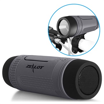 Zealot Zealot S1 6-in-1 Multifunktions Bluetooth Lautsprecher - Dunkelgrau