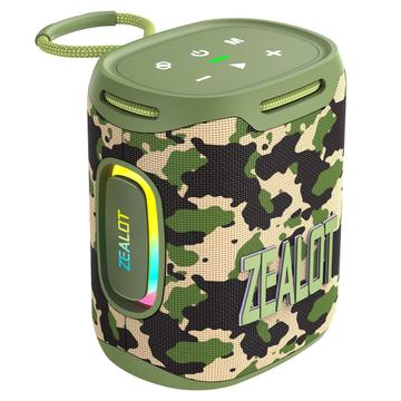 Zealot Zealot S122 Tragbarer Bluetooth-Lautsprecher mit Subwoofer - 25W - Tarnung