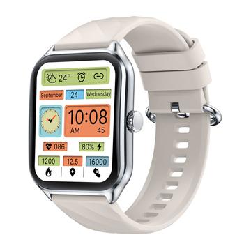 Zeblaze Zeblaze GTS 4 Smartwatch mit AMOLED-Display und Bluetooth-Anruf - Silber