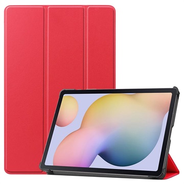 Tri-Fold Serie Samsung Galaxy Tab S7/S8 Folio Hülle - Rot