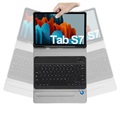 Samsung Galaxy Tab S7/S8 Hülle mit Bluetooth Tastatur - Schwarz