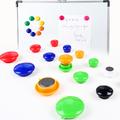 12 Stk. Multicolored Mini Runde Magnete für Whiteboard und Büro Verwendung - 30mm