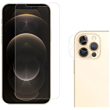 iPhone 12 Pro 2-in-1 Set Panzerglas - 9H & Kameraobjektiv