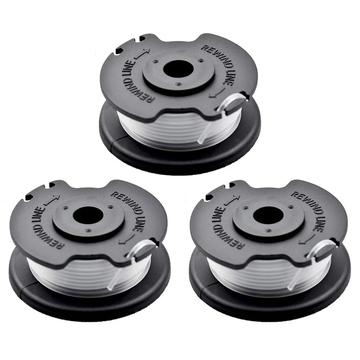 3 Pcs. Grass Trimmer Spool for Einhell GE-CT 18/28 Li - 1.6mm Nylon Line
