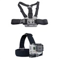 34-in-1 Zubehörsatz mit Brusthalterung für GoPro-Kameras