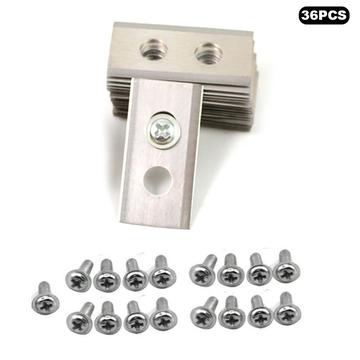 36er-Pack Edelstahl-Ersatzklingen für Worx Landroid L/M/Vision/S Rasenmäherroboter