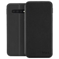 3Sixt SlimFolio Samsung Galaxy S10 Flip-hülle - Schwarz