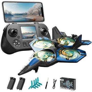 4DRC 4D-V46 HD Luftaufnahme RC-Flugzeug Drohne mit 32GB Speicherkarte - Blau