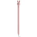AHASTYLE PT129-1 für Apple Pencil 1. Generation Stylus Pen Silikone Hülle - Pink Rabbit