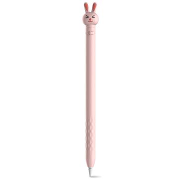 AHASTYLE PT129-1 für Apple Pencil 1. Generation Stylus Pen Silikone Hülle - Pink Rabbit