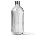 Aarke Glasflasche Pro - 800ml - Durchsichtig / Stahl