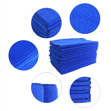 Saugfähig Mikrofaser Reinigungstücher - 10 Stk. - Blau