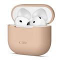 AirPods 4 Tech-Protect-Silikonhülle - Caffe Latte