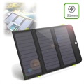 AllPowers AP-SP-002-BLA Solarladegerät/6000mAh Powerbank - 21W, 2 x USB, USB-C
