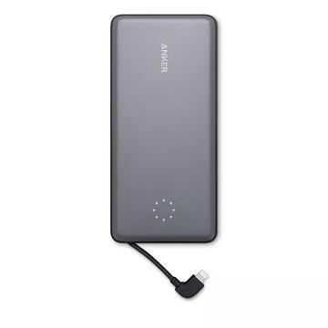 Anker PowerCore+ Pro 10000mAh Power Bank mit Lightning Kabel - Grau