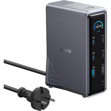 Anker Prime 737 14-in-1 USB-C Docking Station - Schwarz