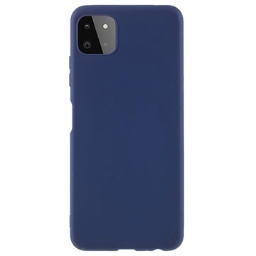 Anti-Fingerabdrücke Matte Samsung Galaxy A22 5G, Galaxy F42 5G TPU Hülle - Dunkel Blau