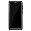 Anti-Rutsch Samsung Galaxy A20e Hybrid Hülle mit Stand - Schwarz