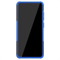 Anti-Slip Samsung Galaxy A51 Hybrid Hülle mit Stand - Blau / Schwarz