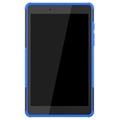 Anti-Slip Samsung Galaxy Tab A 8.0 (2019) Hybrid Hülle - Blau / Schwarz