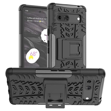 Google Pixel 7a Rutschfeste Hybrid Hülle mit Kickstand