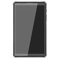 Samsung Galaxy Tab A7 Lite Rutschfeste Hybrid Hülle mit Ständer - Schwarz