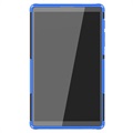 Samsung Galaxy Tab A7 Lite Rutschfeste Hybrid Hülle mit Ständer - Blau / Schwarz