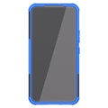 Anti-Slip Samsung Galaxy S22 5G Hybrid Hülle mit Stand - Blau / Schwarz