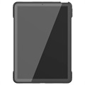 Anti-Slip iPad Air 2020/2022 Hybrid Hülle mit Stand - Schwarz