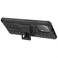 Anti Rutsch Xiaomi Mi 11 Pro Hybrid Hülle mit Stand - Schwarz