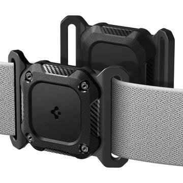 Apple AirTag 1/2 Spigen Tough Armor Case für Haustierhalsband - Schwarz