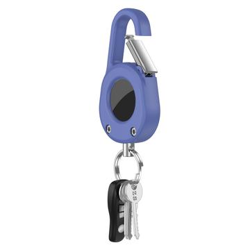 Apple AirTag 1/2 Clip-And-Go-Etui mit Karabiner - Blau