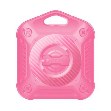 Apple AirTag 1/2 IP67 Wasserdichtes Gehäuse mit Schlüsselring - Pink