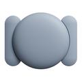 Apple Airtag Magnetische Silikonhülle - Grau