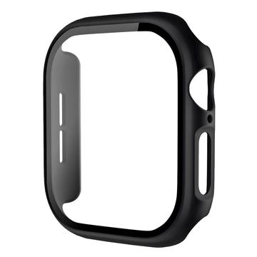 Apple Watch Series 11/10 Kunststoff Hülle mit Panzerglas - 42mm - Schwarz