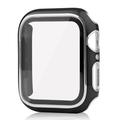 Apple Watch Series SE (2022)/SE/6/5/4 Cover mit Panzerglas - 9H - 44mm - Schwarz