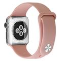 Apple Watch Series SE 3/SE(2023)/11/10/9/8/SE (2022)/7/SE/6/5/4/3/2/1 Soft Silikonarmband - 42mm/41mm/40mm/38mm - Rosa