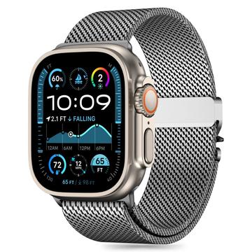 Apple Watch Series Ultra 3/Ultra 2/Ultra/11/10/9/8/7/6/SE 3/SE (2022)/SE Tech-Protect Milan-Armband - 49mm/46mm/45mm/44mm - Silber