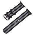 Apple Watch Series Ultra 3/2/Ultra/11/10/9/8/SE 3/(2022)/7/SE/6/5/4/3/2/1 Nylonarmband - 49mm/46mm/45mm/44mm/42mm - Schwarz / Grau
