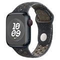 Apple Watch Series Ultra 3/2/Ultra/11/10/9/8/SE 3/(2022)/7/SE/6/5/4/3/2/1 Lippa Flour Silikonarmband - 49mm/46mm/45mm/44mm/42mm - Schwarz