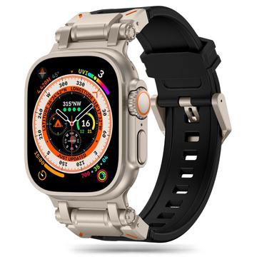 Apple Watch Series Ultra 3/2/Ultra/11/10/9/8/SE 3/(2022)/7/SE/6/5/4/3/2/1 Tech-Protect Delta Pro Armband - 49mm/46mm/45mm/44mm/42mm - Schwarz/Titan
