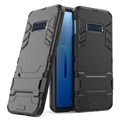 Armor Serie Samsung Galaxy S10e Hybrid Hülle mit Stand - Schwarz
