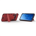 Armor Serie Samsung Galaxy S10e Hybrid Hülle mit Stand - Rot