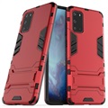 Armor Series Samsung Galaxy S20+ Hybrid Hülle mit Stand - Rot