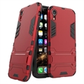 iPhone XR Armor Serie Hybrid Hülle mit Ständer - Rot
