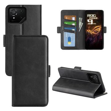Asus ROG Phone 9 Pro Wallet Hülle mit Magnetverschluss - Kalb Textur