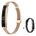 B3 Smart-Armband / Fitness-Tracker mit zwei Armbändern - Gold